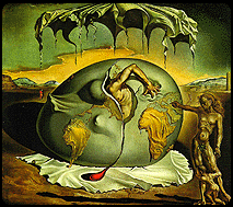 'geopoliticus child watching the birth of a new man' by salvador dali