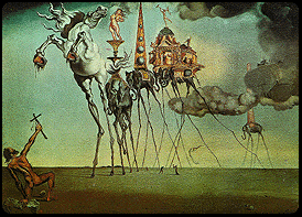 'the temptation of saint anthony' by salvador dali